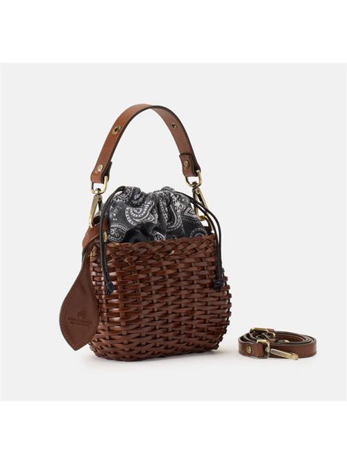 Secchiello Small Bucket Celeste Cuoieria Fiorentina Cuoieria Fiorentina | B000006133040-M